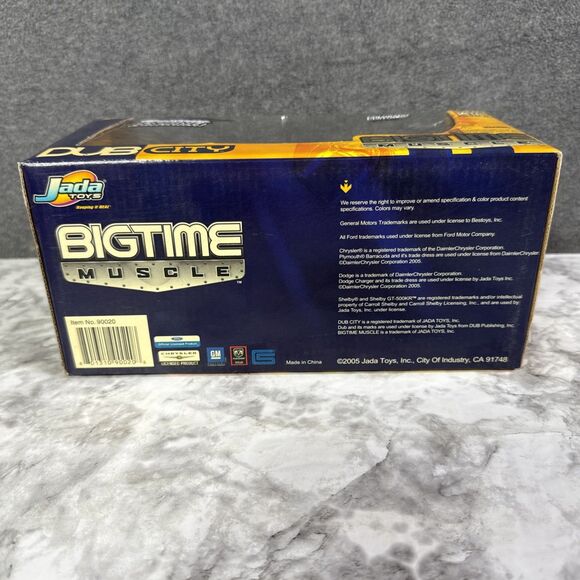 1/24 Jada Dub City Big Time Muscle 1969 Chevy Camaro Diecast Metal Yellow Black - Picture 7 of 7